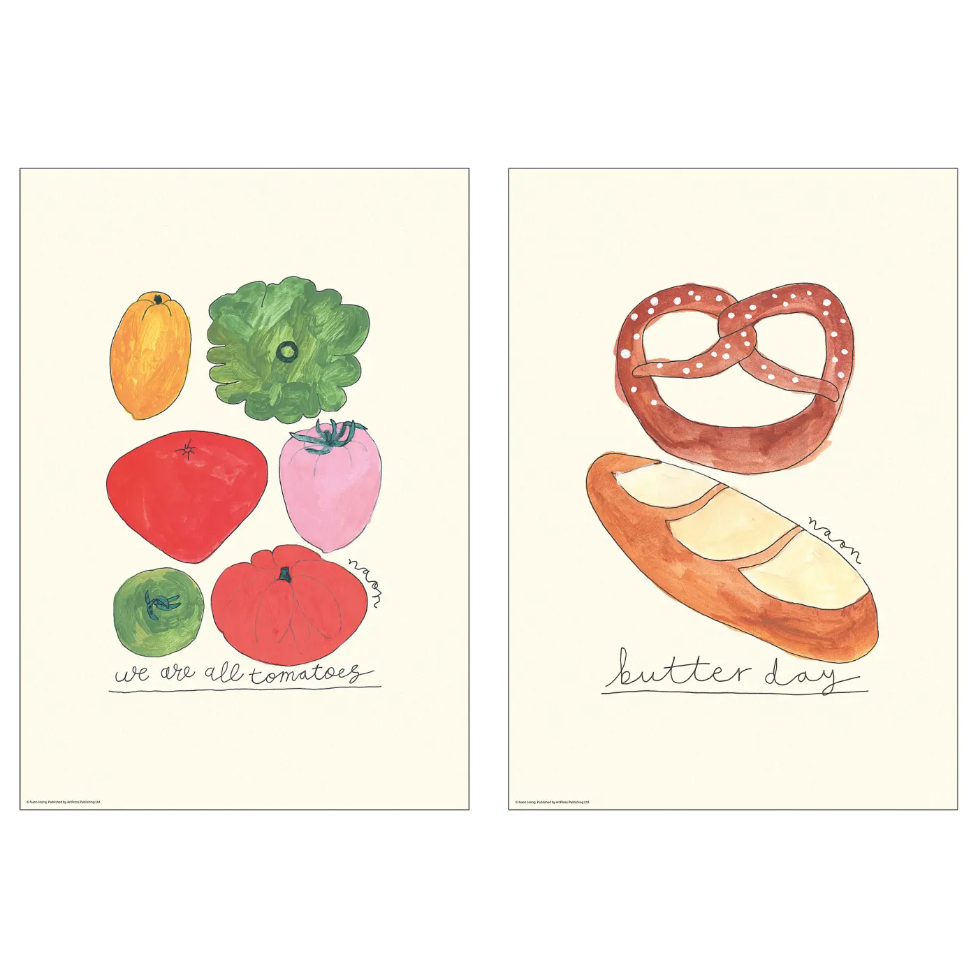 BILD Baird picture, we are all tomatoes, 21x30 centimeters