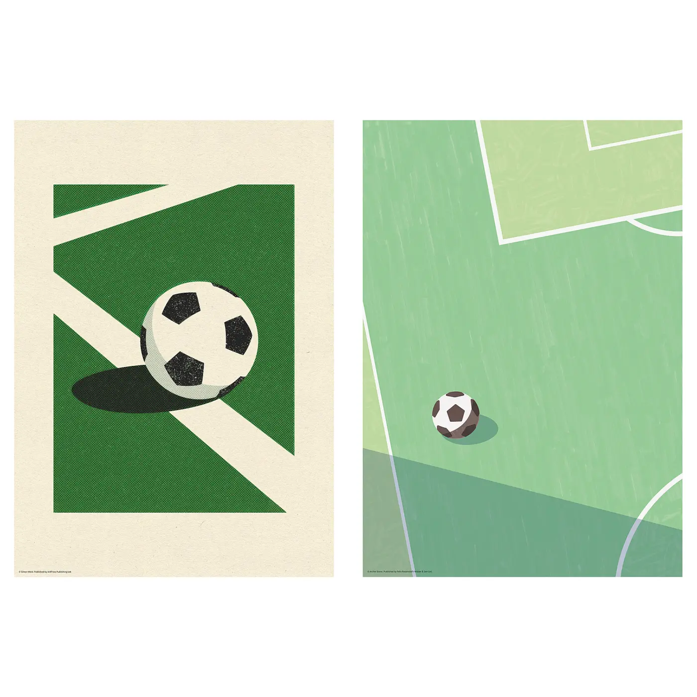 BILD Baird Picture, Football Match, 21x30 cm