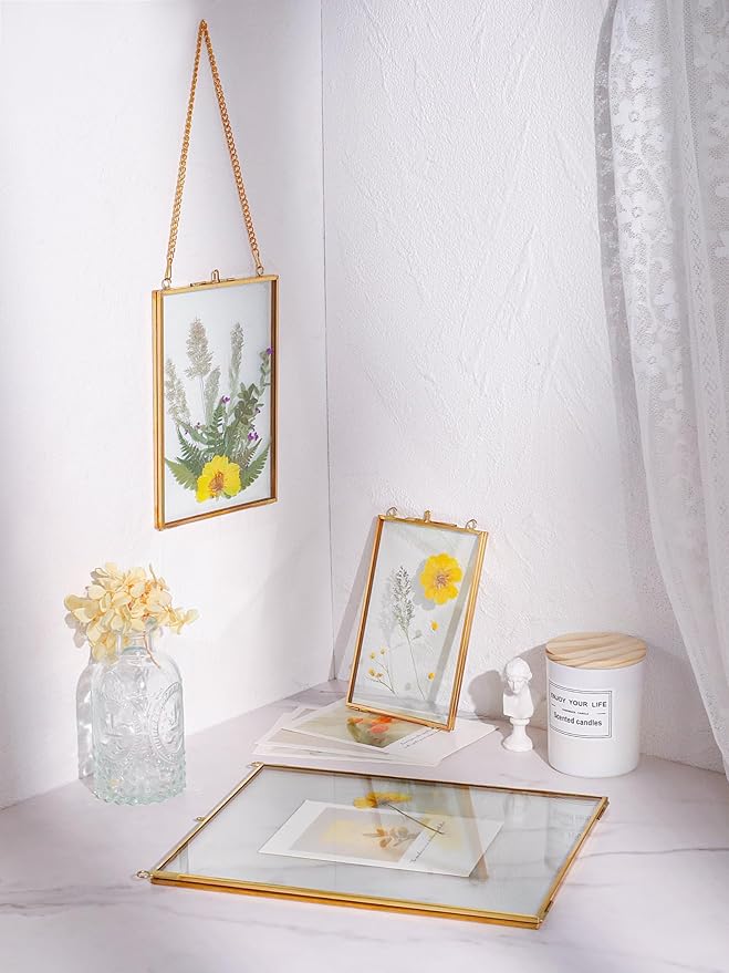 Hanging suppression flower frame