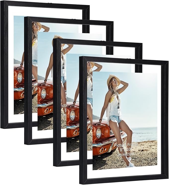 Double-layer glass photo frame