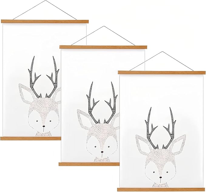 3-Pack Magnetic Poster Hanger Frame