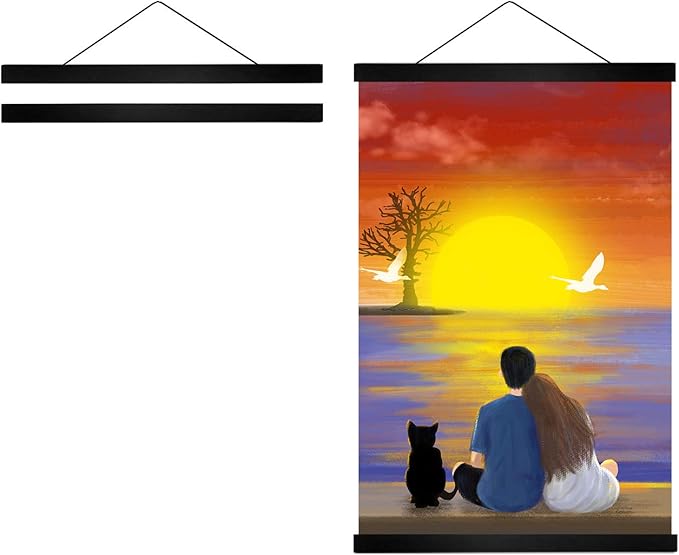 40.64cm wide magnetic poster hanger