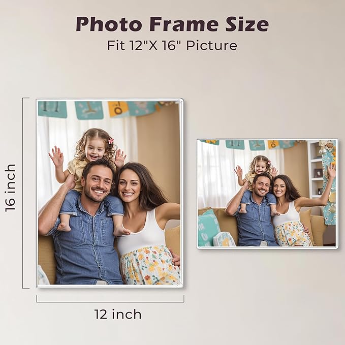 30.48 x 40.64 cm acrylic photo frame