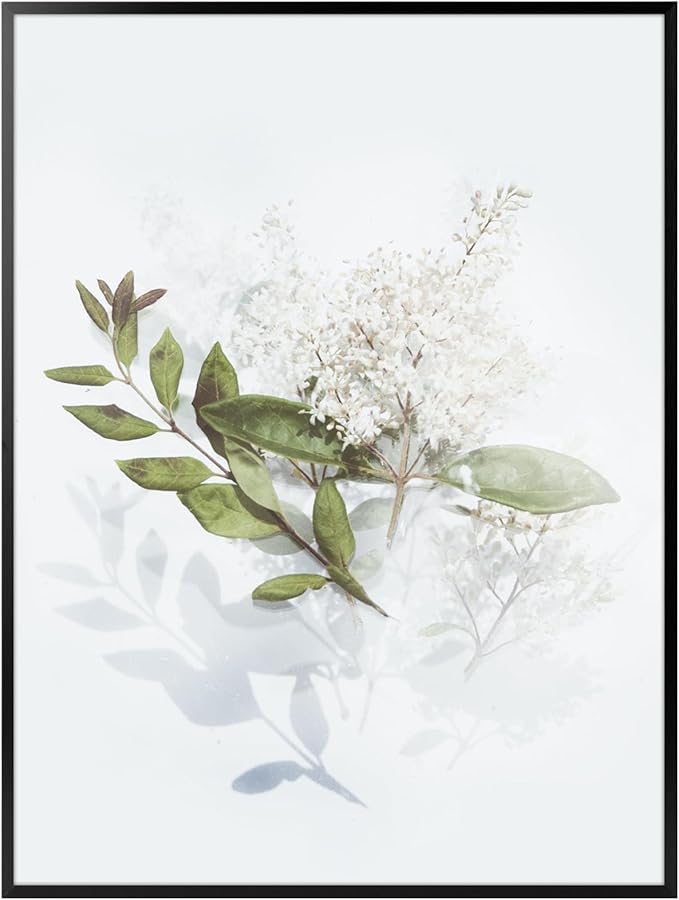 Black metal thin poster frame