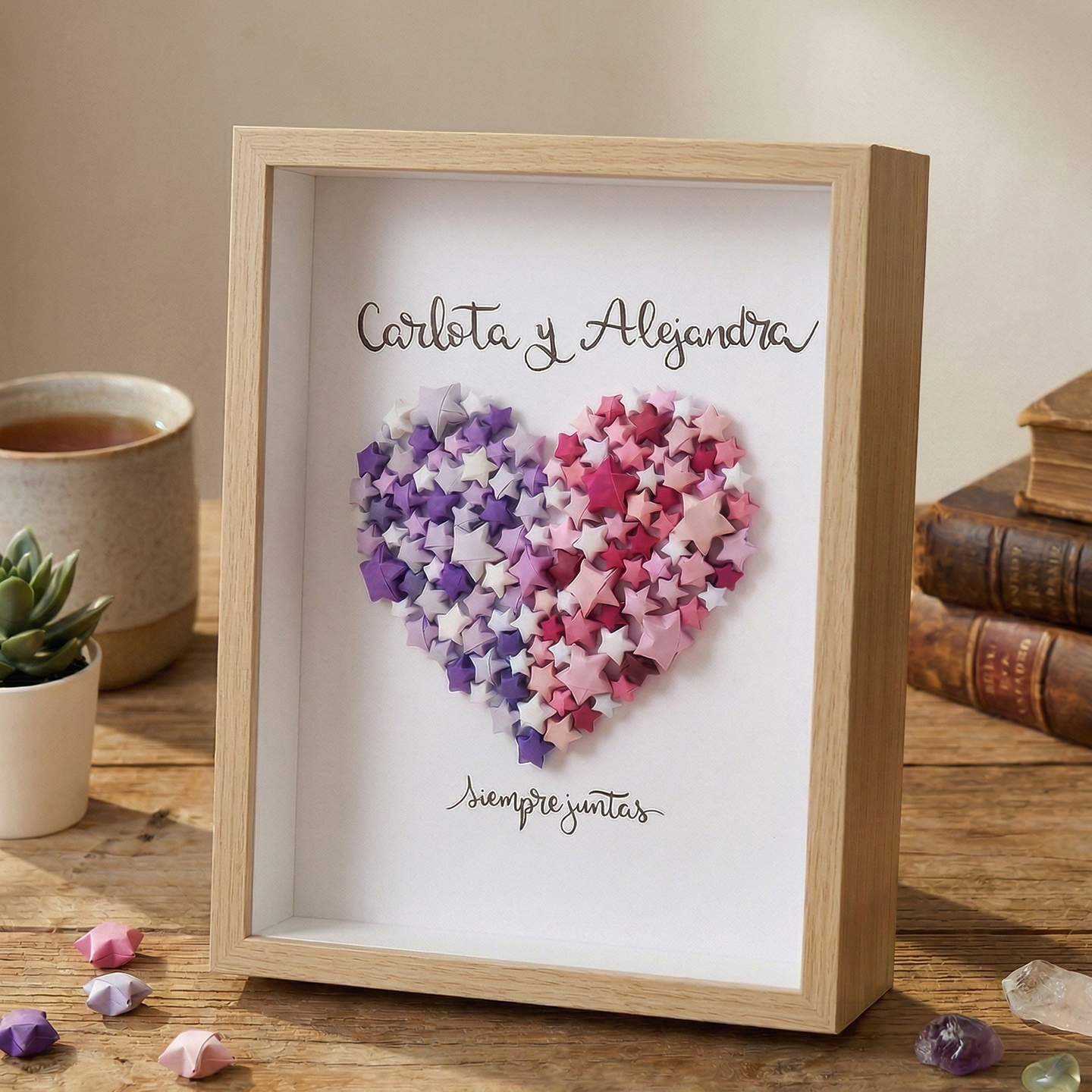 Creative DIY handmade photo frames, origami collection photo frames, handmade souvenirs, gifts
