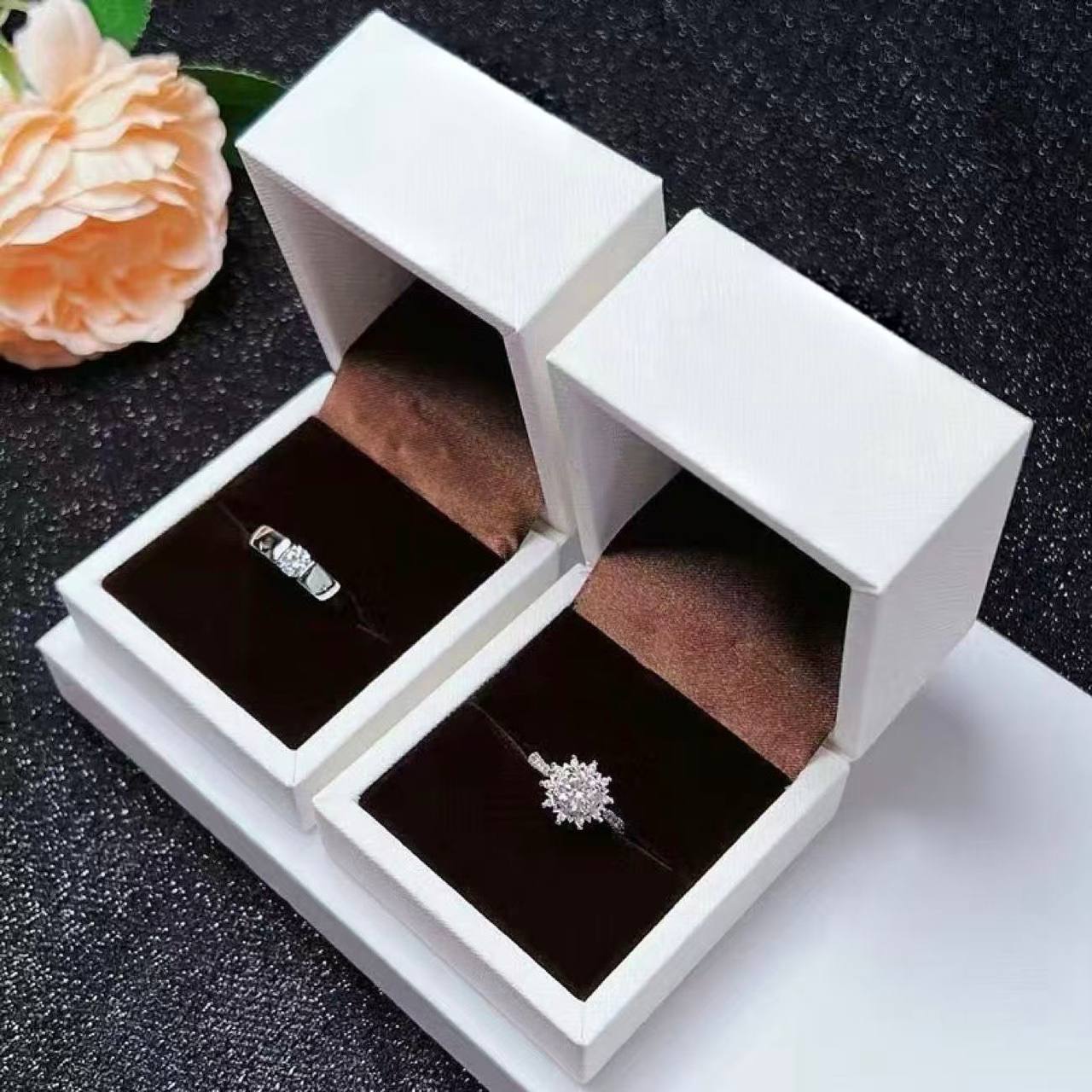Eternal Love Promise Couple Ring Set