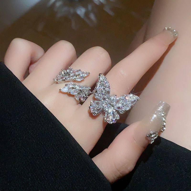 Fairy Glitter Multi Butterfly Stack Statement Ring Kit