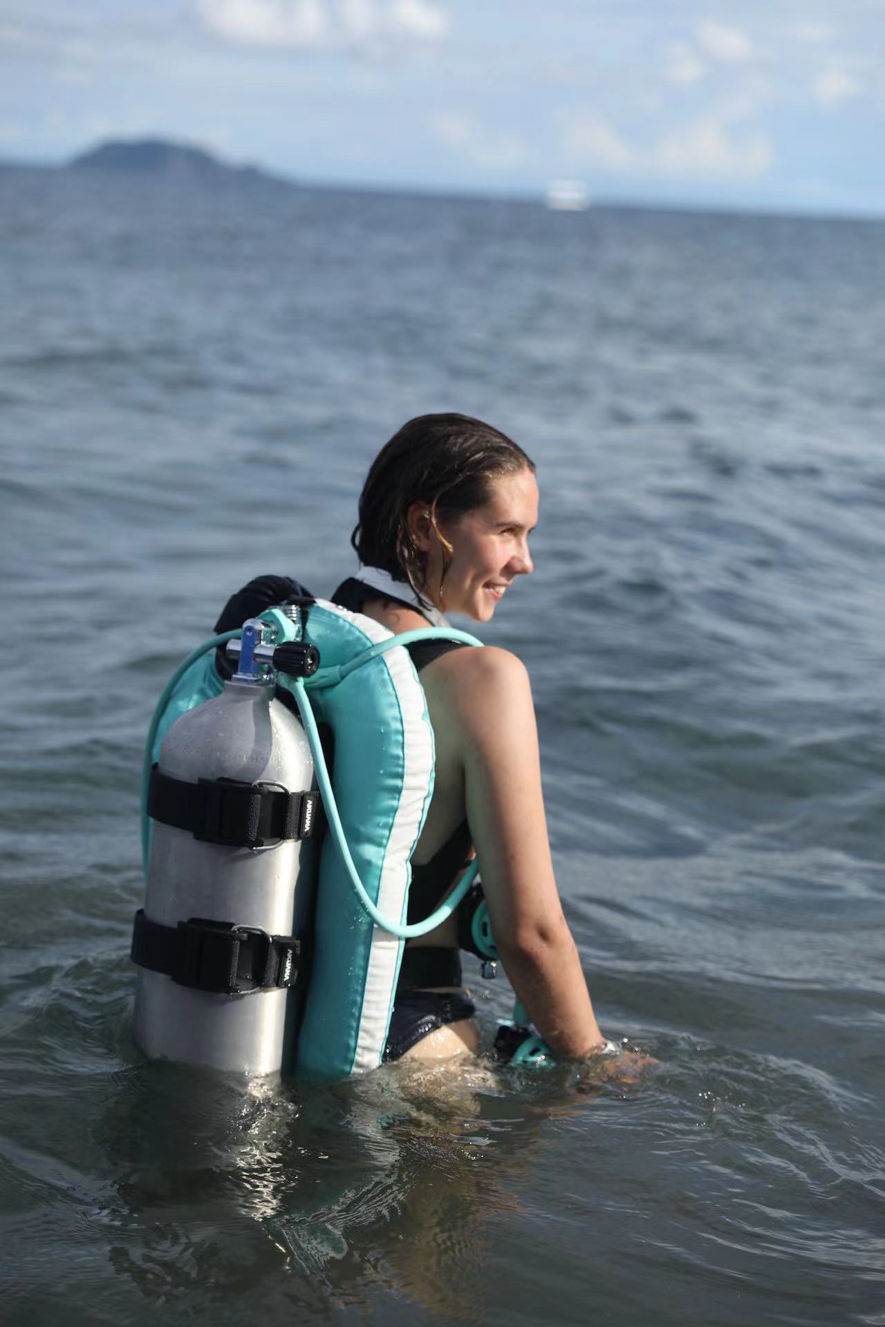 Akuana Seal 25/30 lbs Elite single tank aluminum BCD set