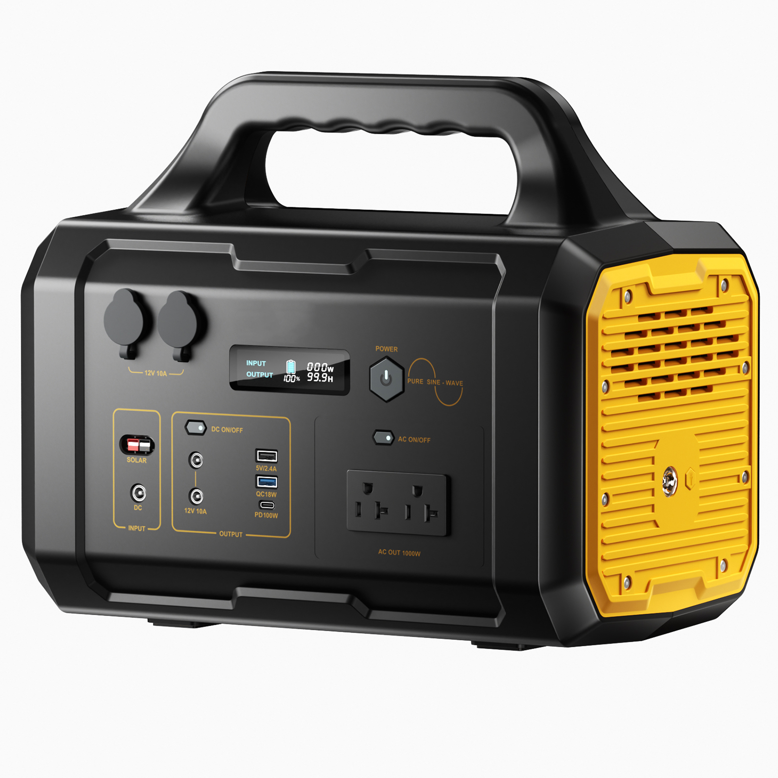 APOLLOGO AG1000 Portable Power Station | 1000W  1075Wh