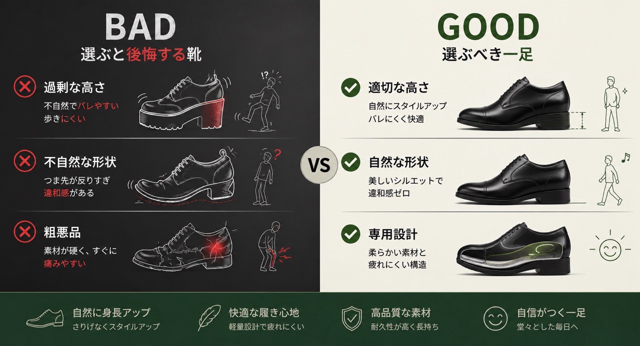 Why Hidden Lift Shoes Need More Than Just Extra Height