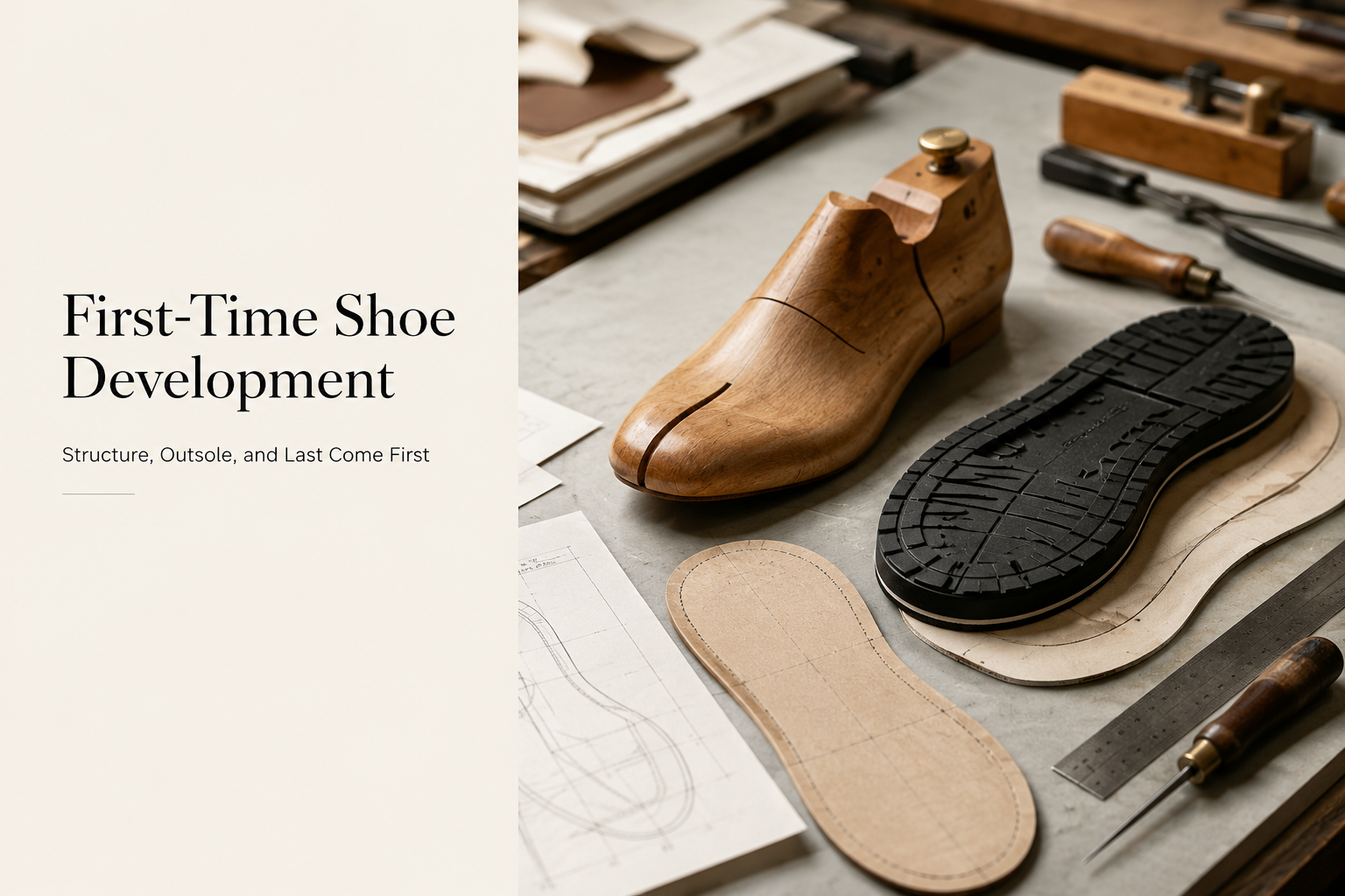 If It’s Your First Time Making Shoes, Confirm the Structure First
