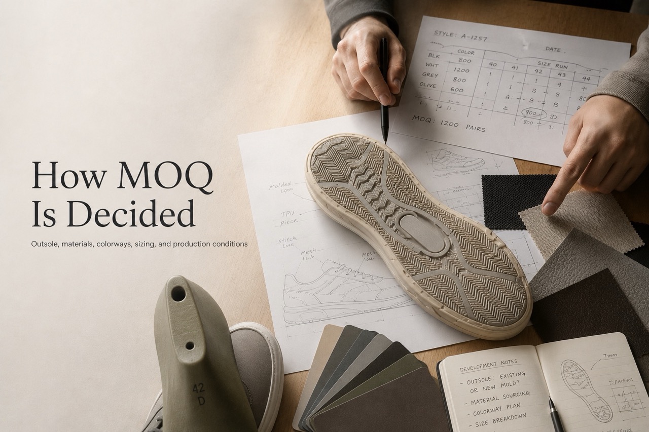 How MOQ for Shoe OEM Production Is Really Decided