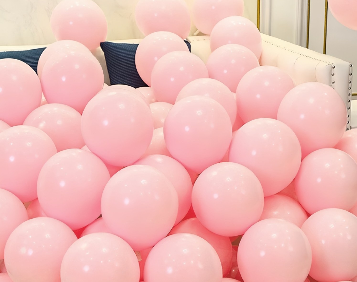 RET-10-PNK-50PCS | 10 Inch Retro Macaron Pink Latex Balloons Wholesale | Low MOQ