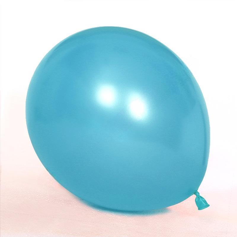 PEA-18-BLU | 18 Inch Pearl Blue Latex Balloons Wholesale | Low MOQ