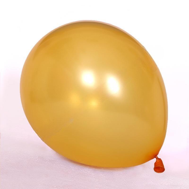 PEA-18-GLD | 18 Inch Pearl Gold Latex Balloons Wholesale | Low MOQ