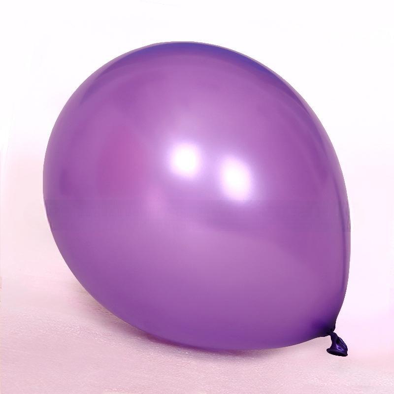 PEA-18-DPU | 18 Inch Pearl Dark Purple Latex Balloons Wholesale | Low MOQ