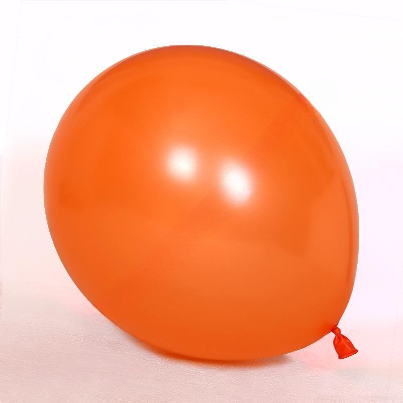 PEA-18-ORG | 18 Inch Pearl Orange Latex Balloons Wholesale | Low MOQ