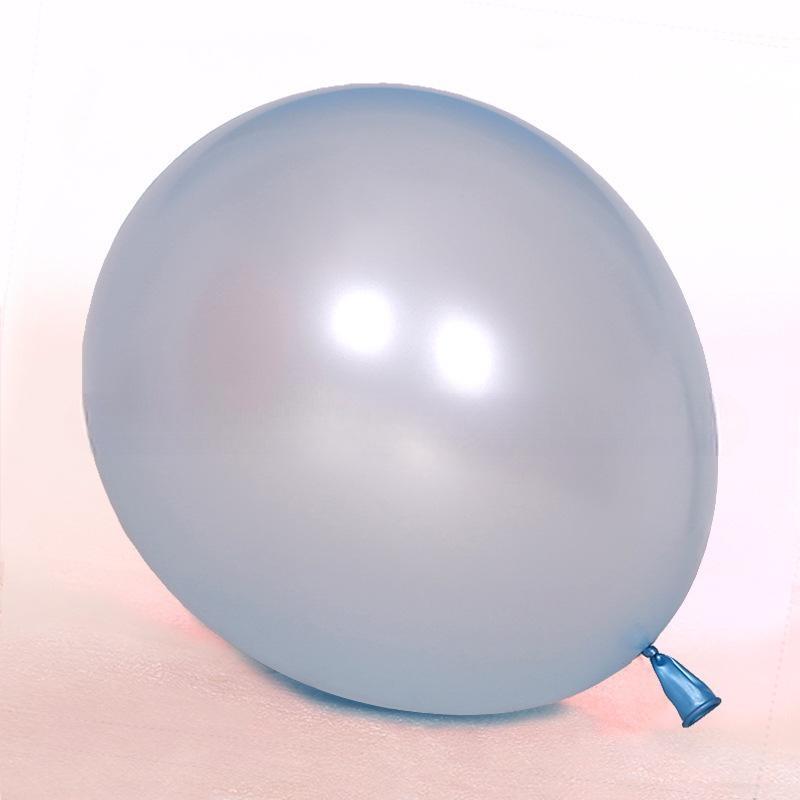 PEA-18-SKY | 18 Inch Pearl Sky Blue Latex Balloons Wholesale | Low MOQ