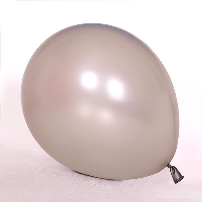 PEA-18-SLV | 18 Inch Pearl Silver Latex Balloons Wholesale | Low MOQ