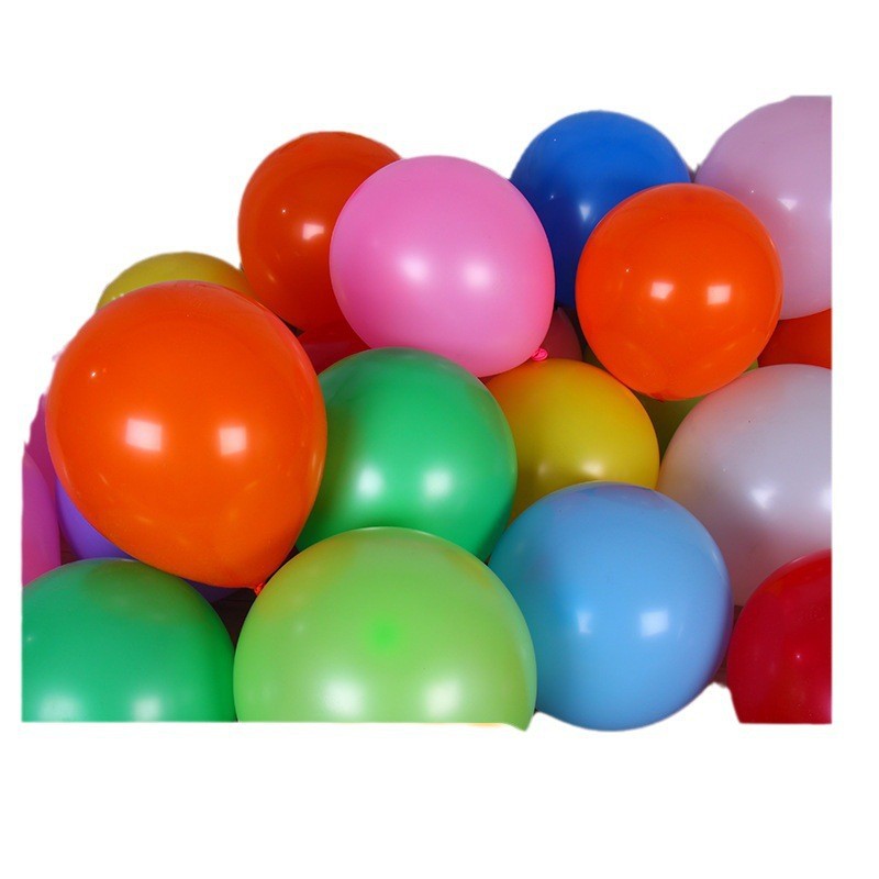 MAT-18-MIX-50PCS | 18 Inch Matte Mixed Color Round Shape Latex Balloons Wholesale | Low MOQ