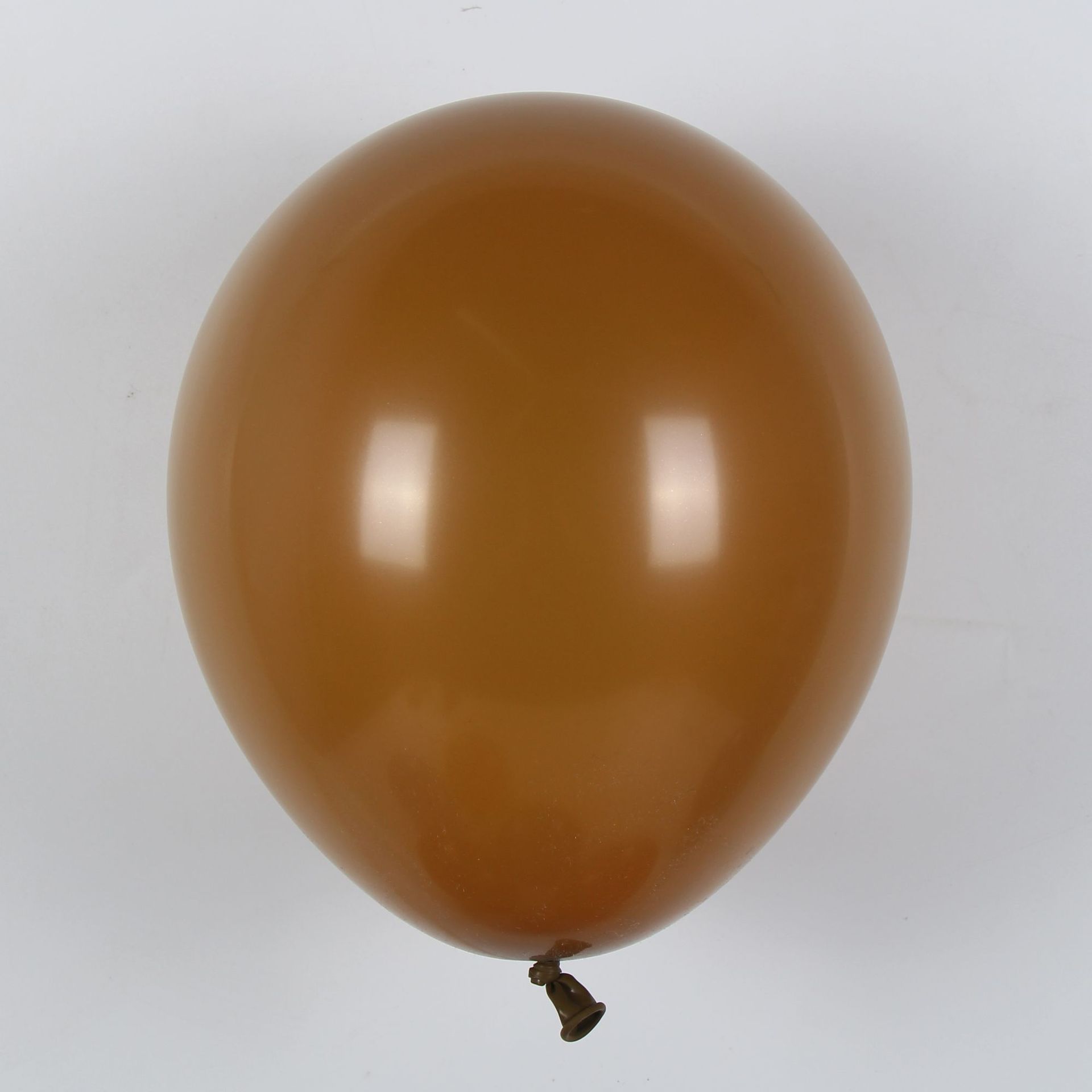 RET-5-BRN | 5 Inch Retro Caramel Brown Matte Latex Balloons Wholesale | Low MOQ