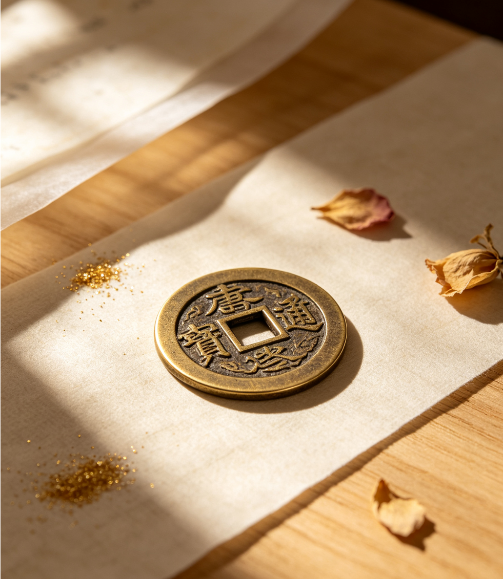 Chinese Fortune Coin Symbolism: Luck & Prosperity | Aurkin Atelier