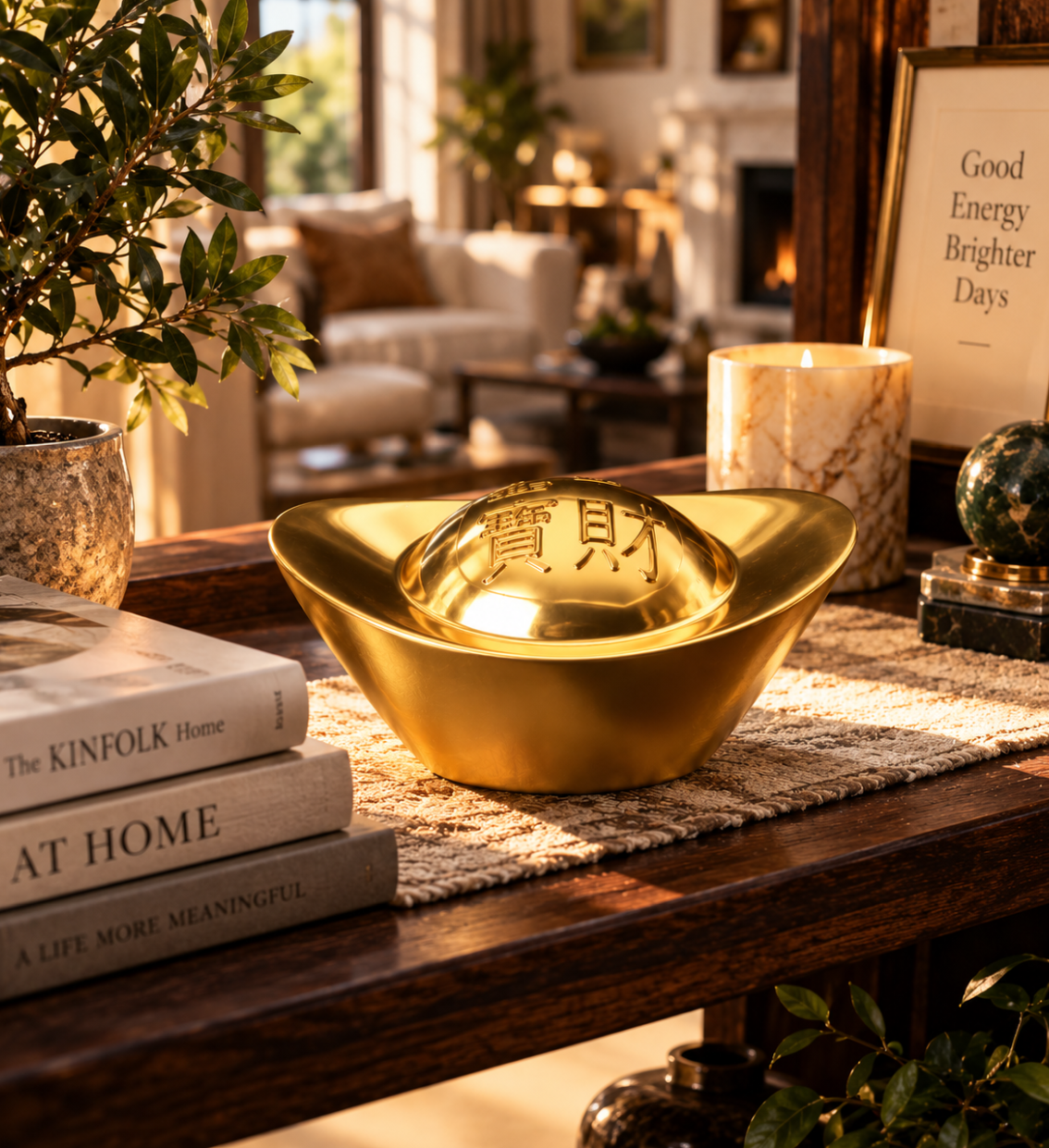 Golden Ingot | symbolism for wealth | Aurkin Atelier