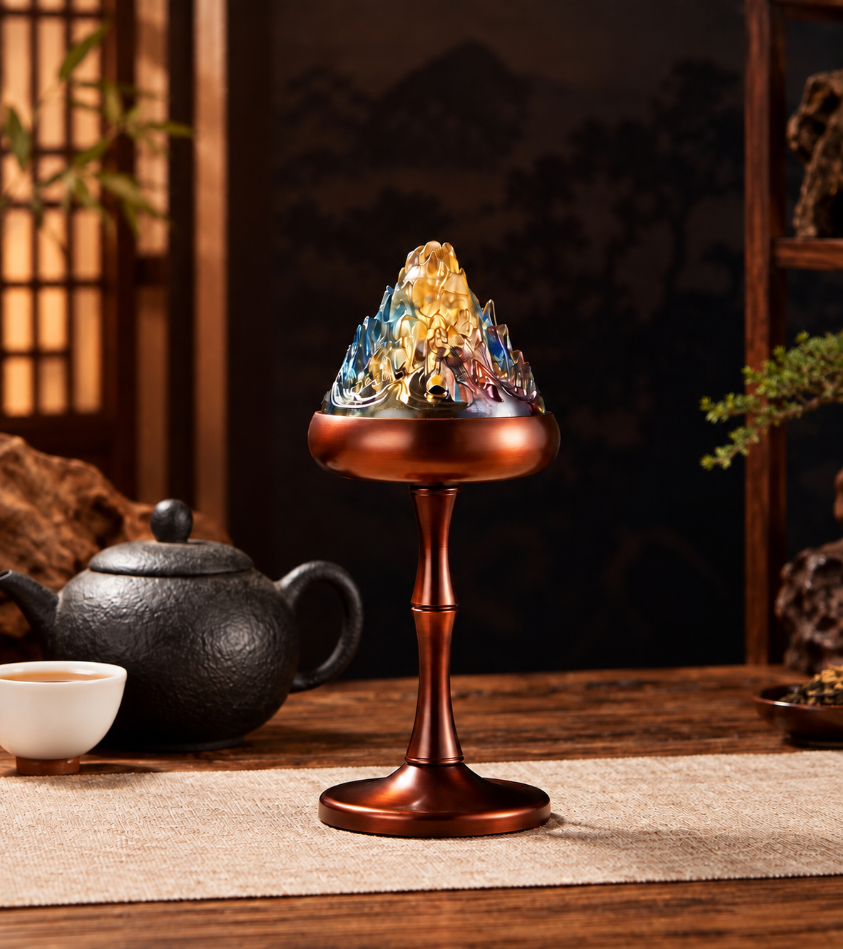 Brass Incense Burner | Holder for Renewal & Purification, Indoor & Outdoor for Peace of Mind