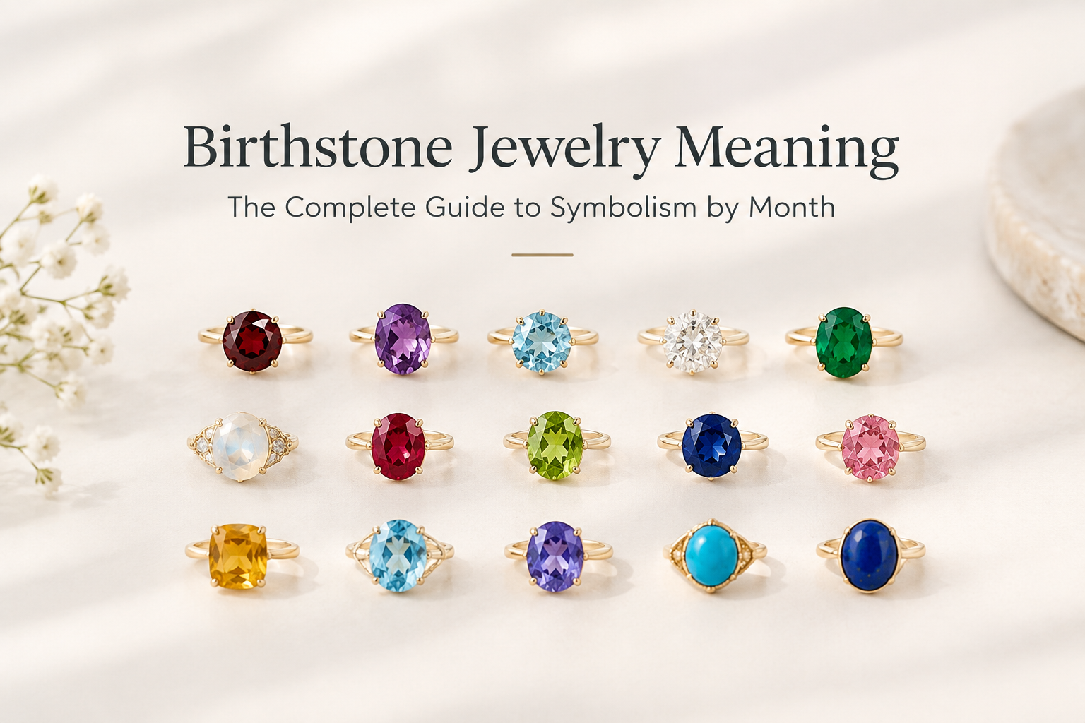 Birthstone Jewelry Meaning: The Symbolism of Stone Jewelry by Month