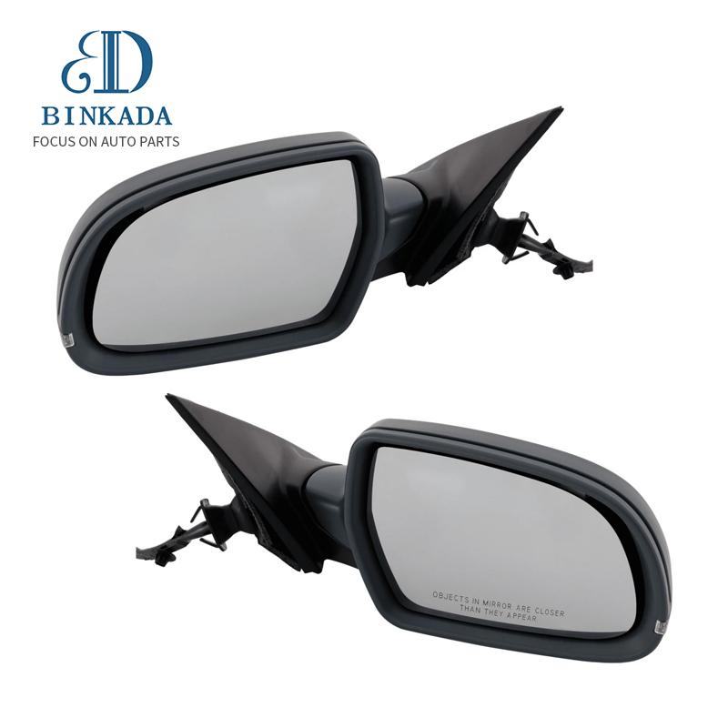BINKADA-8K1857409-2009–2012 Audi A4L rearview mirror, 6-wire, glossy white (left side)