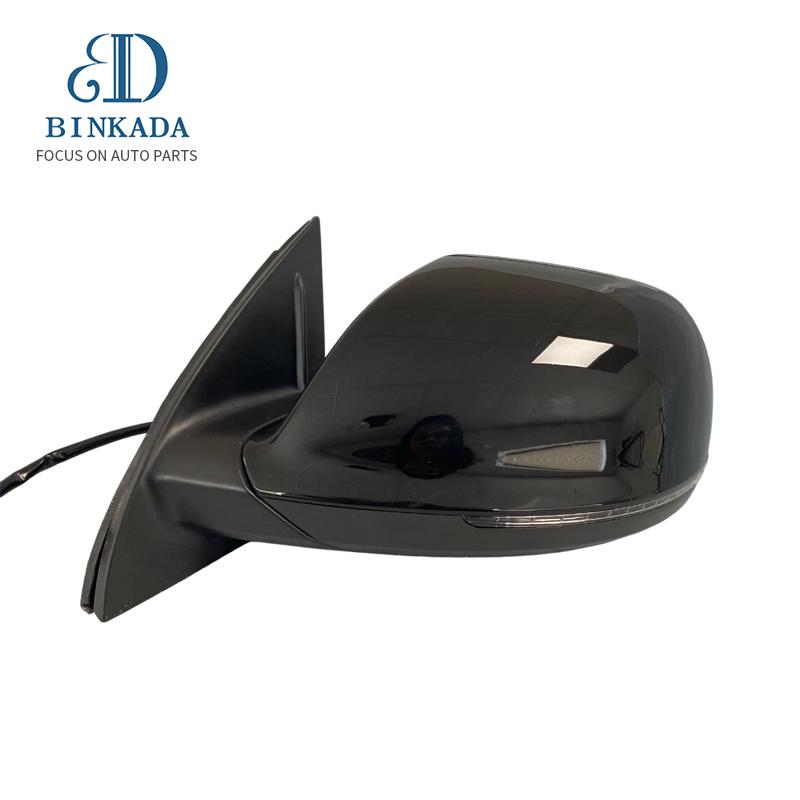 BINKADA-8R1857409-2008–2015 Audi Q5 rearview mirror, 6-wire, pearl black (left side)