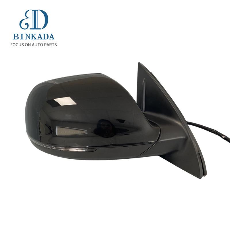 BINKADA-8R1857410-2008–2015 Audi Q5 rearview mirror, 6-wire, pearl black (right side)
