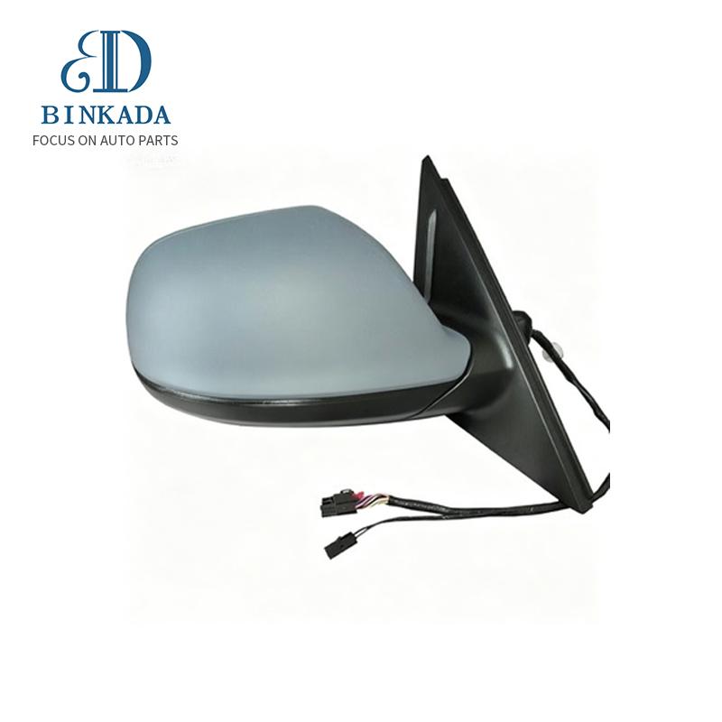 BINKADA-8U1857409D-2014 Audi Q3 rearview mirror, 6-wire, glossy white (left side)