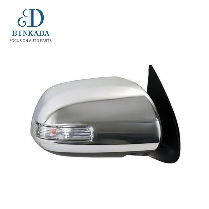 BINKADA-Hilux-Left-hand drive 2015 REVO rearview mirror, 5-wire, chrome-plated (right side)