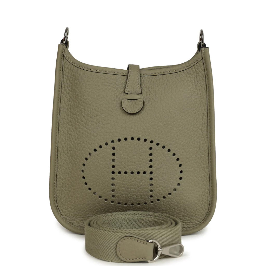 Replica Hermes Evelyne TPM Sauge Clemence Palladium Hardware