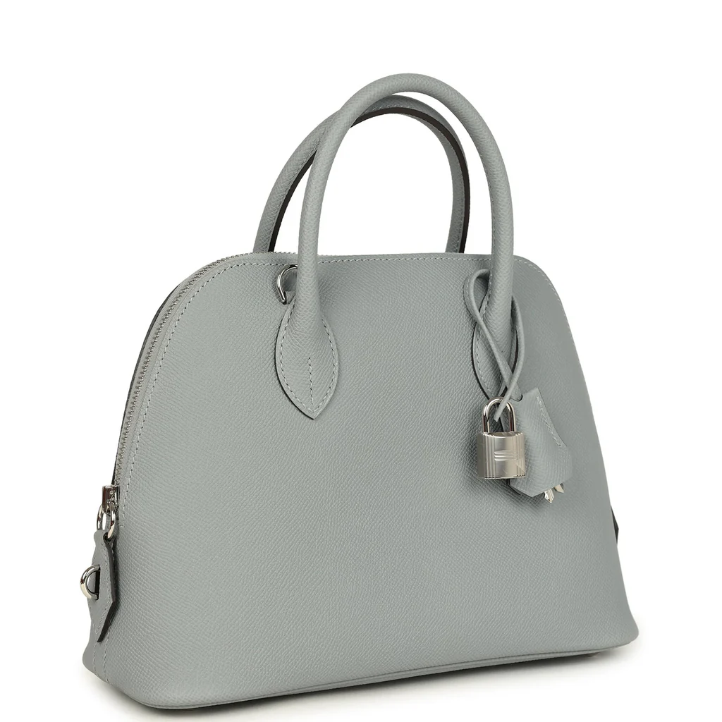 Replica Hermes 1923 Bolide 25 Gris Pantin Epsom Palladium Hardware