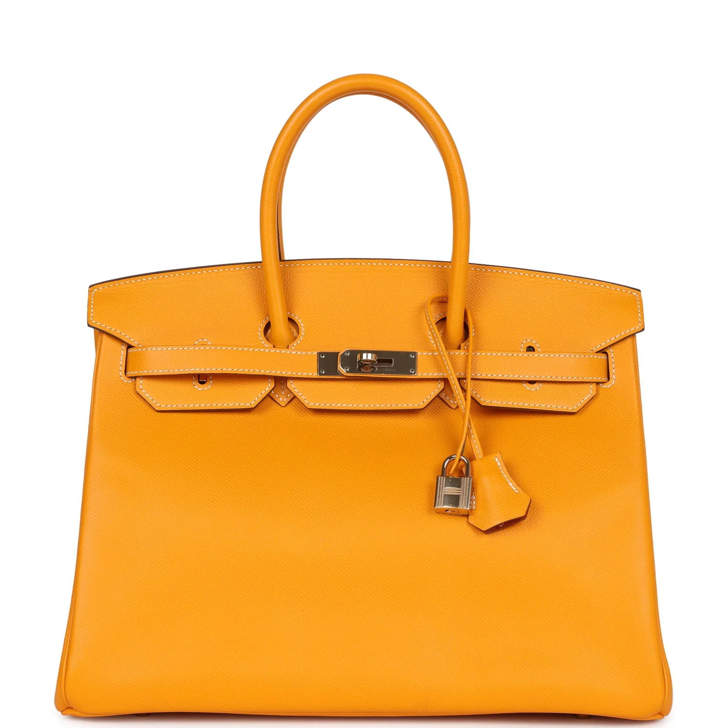 Replica Hermes Birkin 35 Jaune D'or Candy Epsom Permabrass Hardware