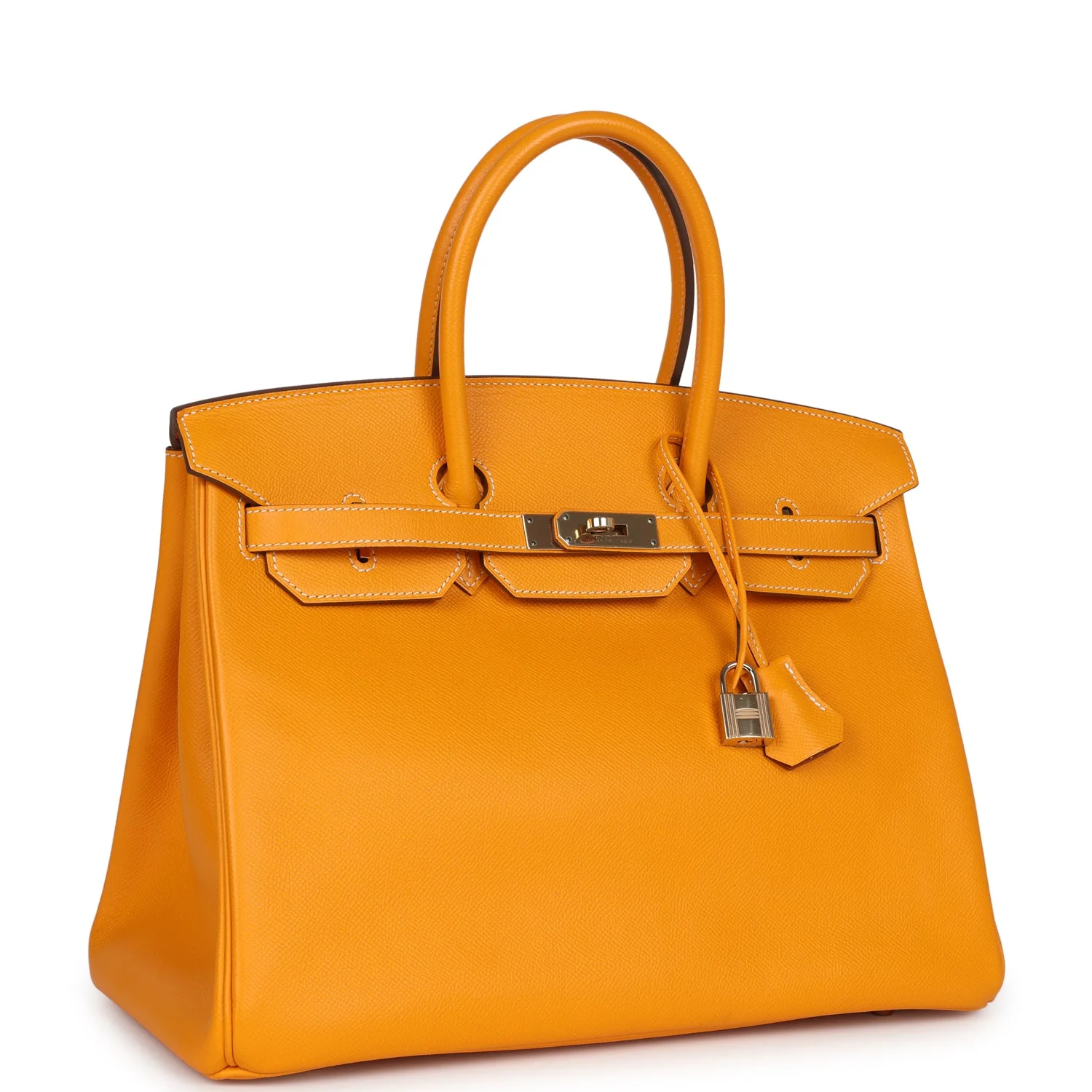Replica Hermes Birkin 35 Jaune D'or Candy Epsom Permabrass Hardware
