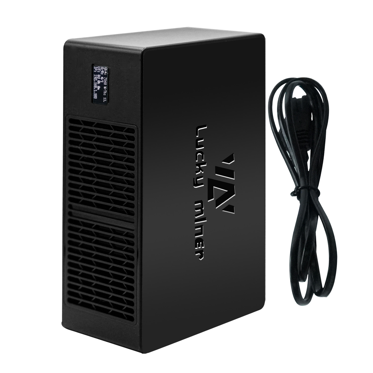 Bitcoins Miner 4.5TH/S Solo Miner LV08 Upgrade Asic Chip SHA-256 BTC Lottery Crypto Miner 4500GH/S Lucky Miner 2.4G WiFi 120Watt Bitcoins Mining Machine Home Use Low Noise