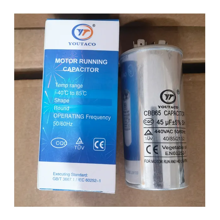 Wholesale Cbb65 450v 65uf Ac Air Conditioning Capacitor Motor Capacitor Sh Capacitor for Ac