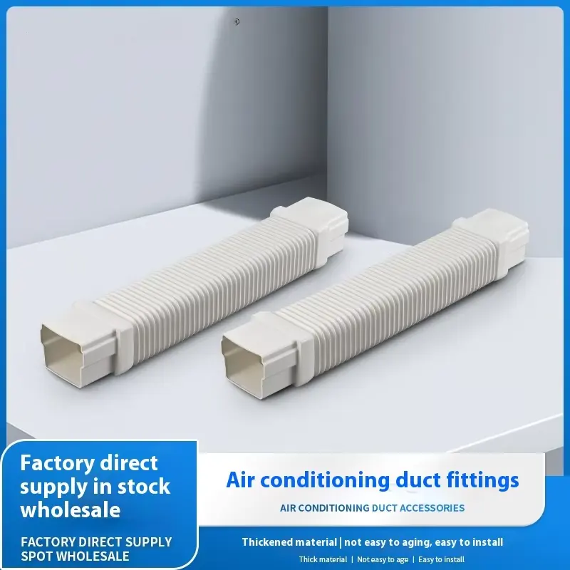 Hot Sale Manual PVC Air Conditioner Trunking System Commercial Use External Air Conditioning Duct and Spare Parts