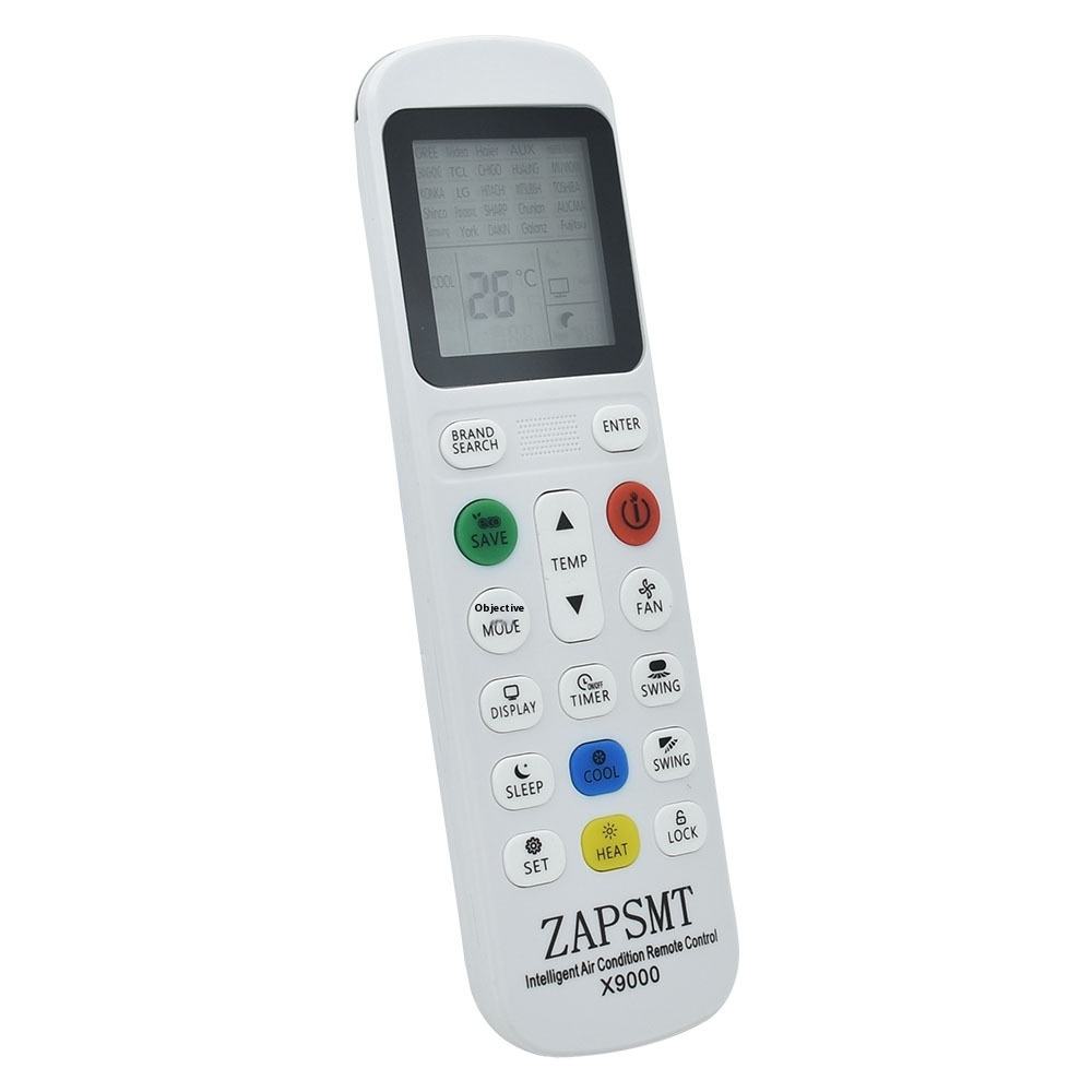 Midea Haier for York Other Household Use Solar Air Conditioner X9000 Zapsmt Remote Controls Quick Pairing Input Manual Plastic