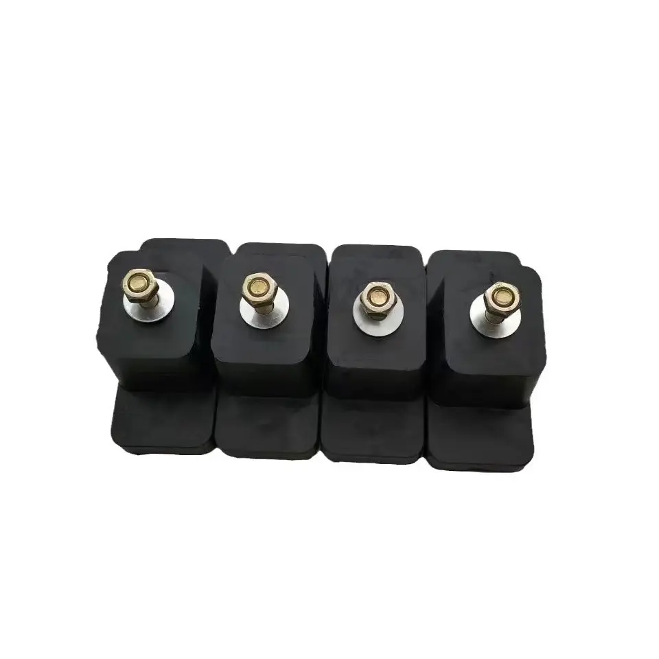 Customizable Easy Installation Rubber Anti Vibration Damper Feet for Air Conditioner Ac Stand Outdoor Rubber Shock Absorber