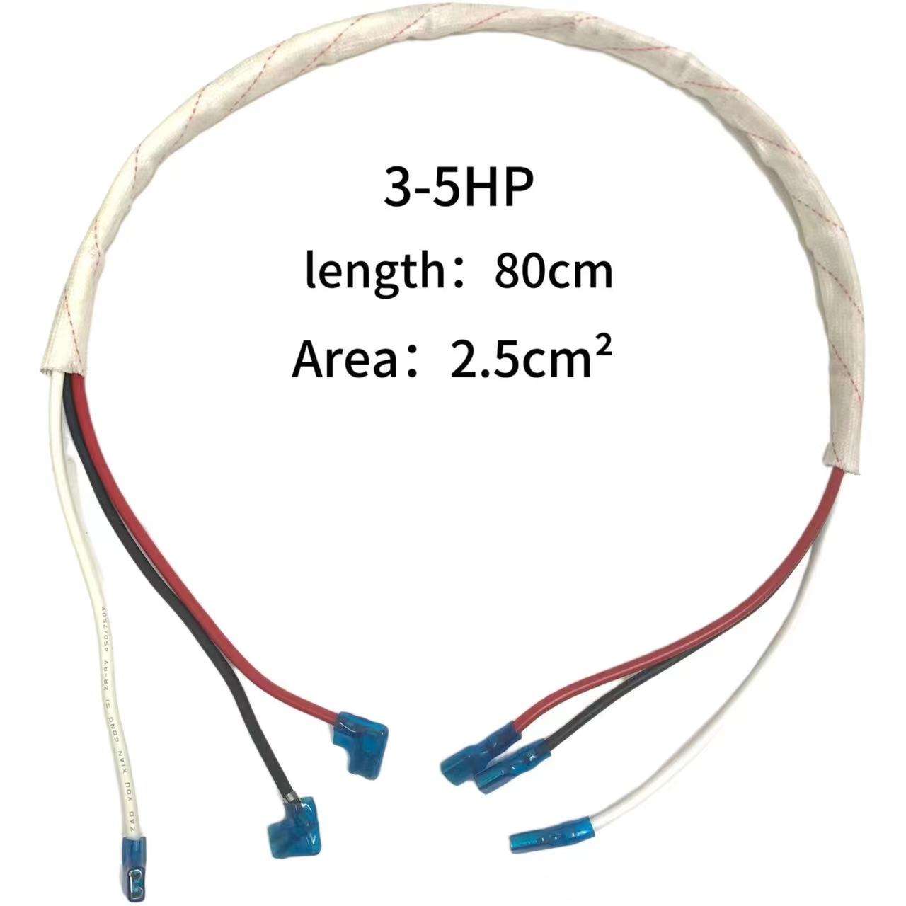 1P/1.5P/2P/3P/5 HP Air Conditioner Compressor Connection Wire-Durable Eco-Friendly Copper Core PVC Material for Home Industrial
