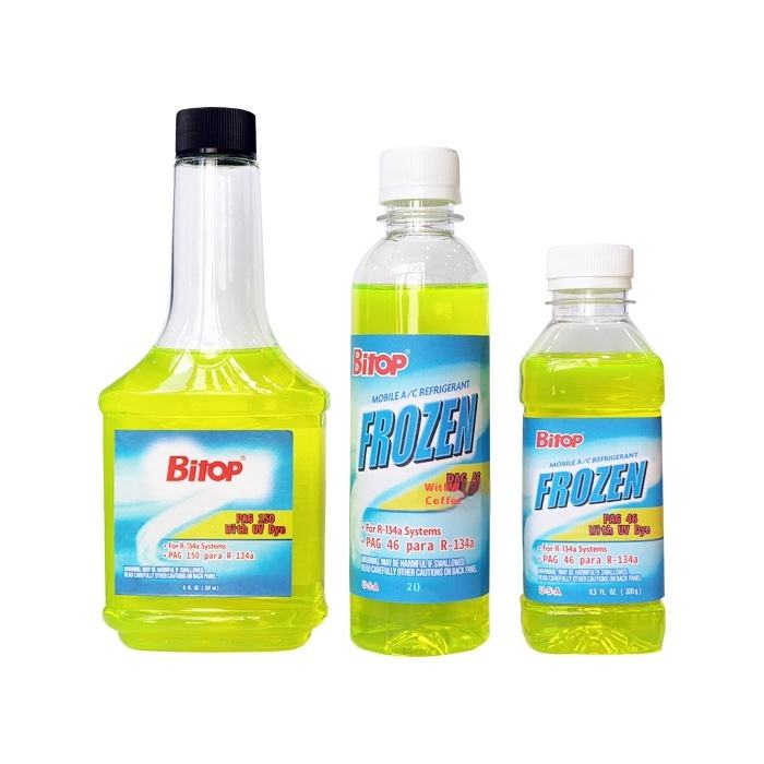 Manual Air Conditioning System Compressor Lubricant SUS100 R134 System SUS46 Freezing Oil Detection Leakage Plastic Material Car
