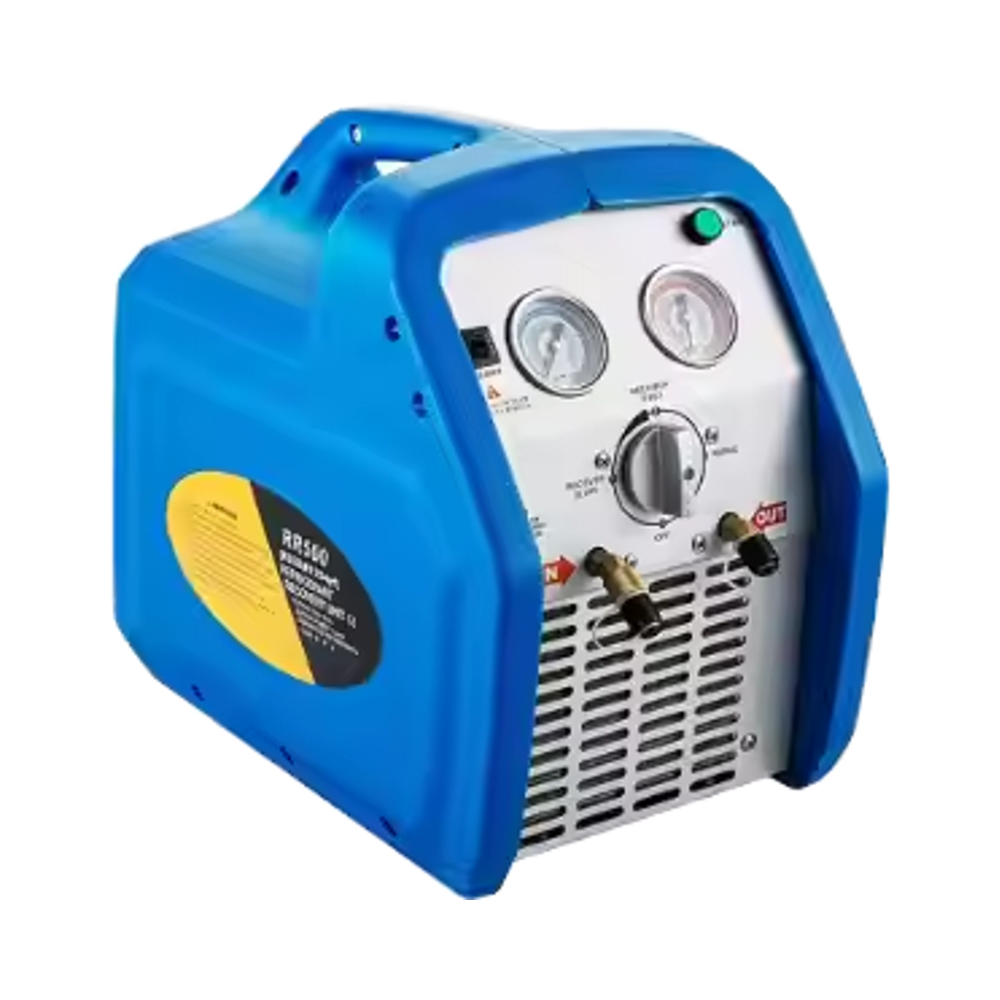 Single Cylinder AC Refrigerant Recovery Unit Refrigeration Recycling Machine