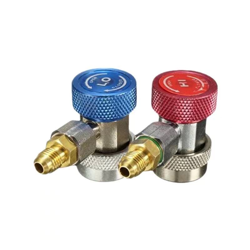 Fluorination Adjustable Quick Connector R134a Car air Conditioner Snow Seed Liquid Quick High and Low Pressure Refrigerant