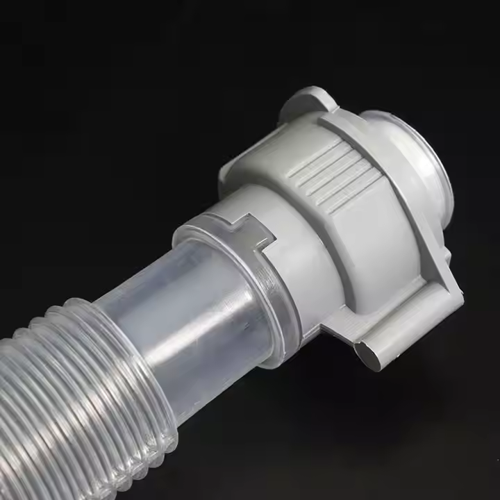 220V Plastic Internal Drain and Overflow Connecting Pipe Manual Washing Machine Elbow Accessory for Laundry Appliance Parts
