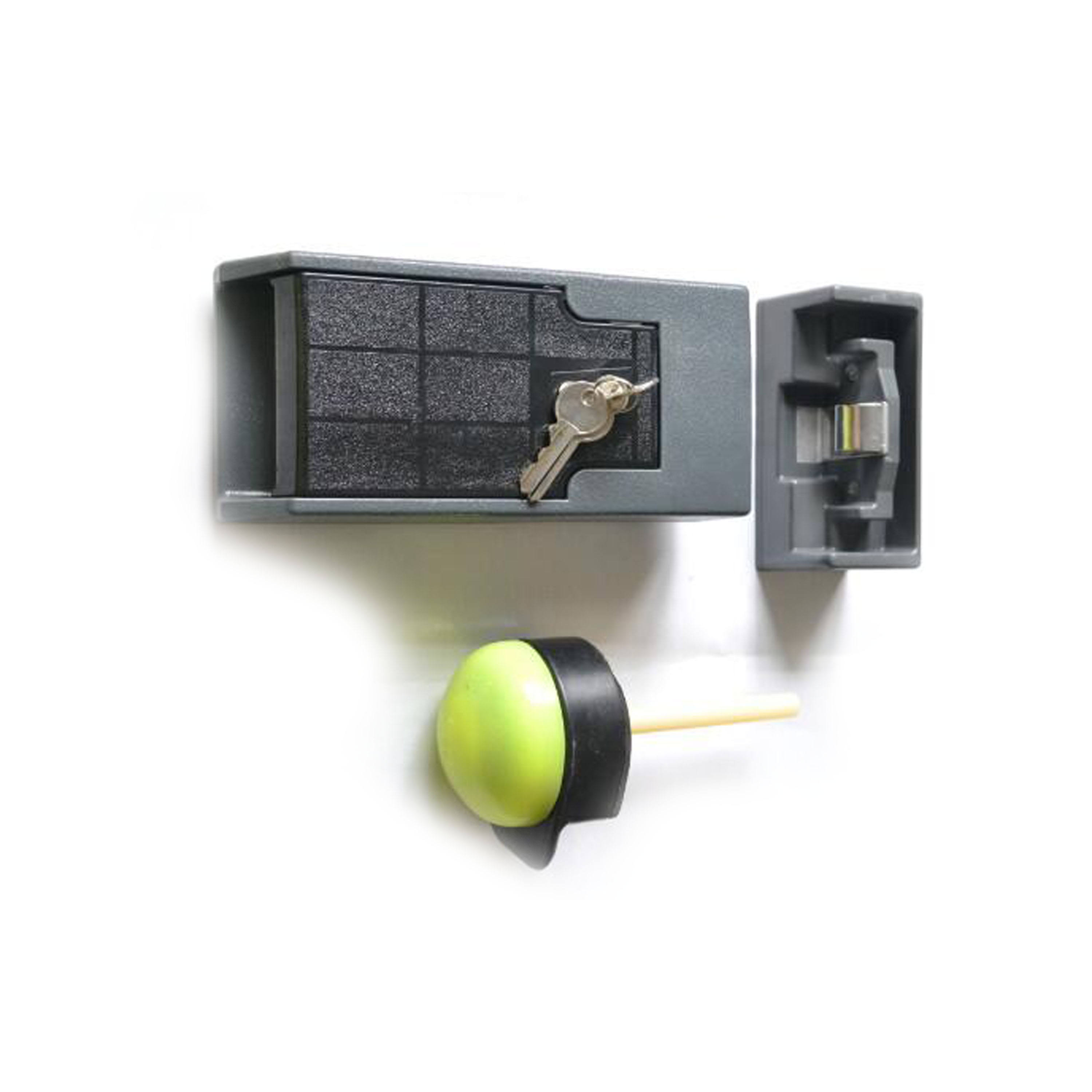1180 ABS Plastic and Aluminum AC Fitting Gas Door Handle Latch Lock for Home Use for Cold Storage Freezers & Refrigerators