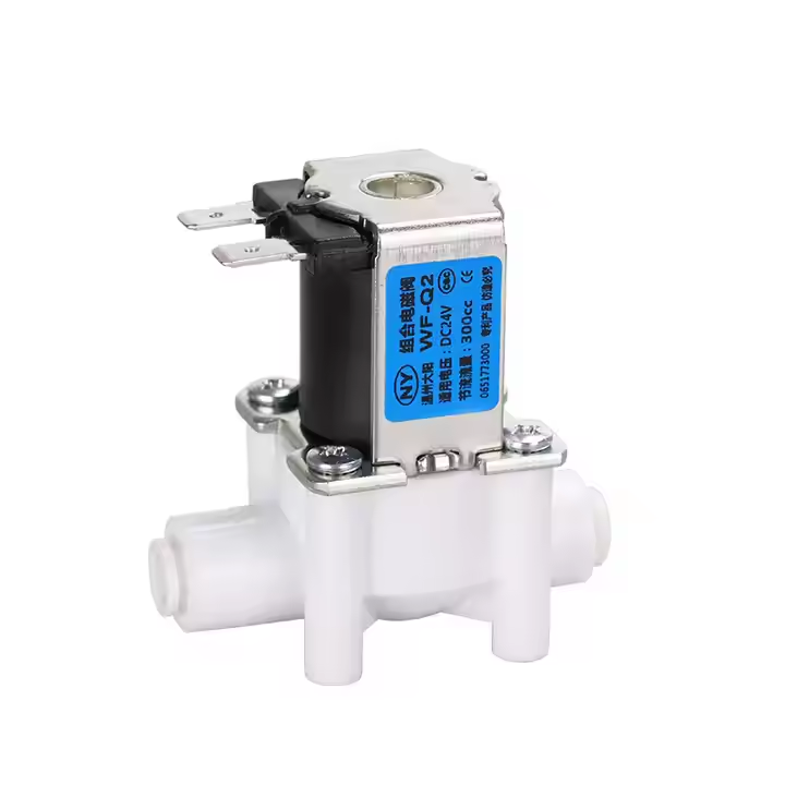 24V Electric 2-Point Quick Plug Combination Wastewater Solenoid Valve 300-1300Cc Capacity Parts for Pure Water RO Water Filter